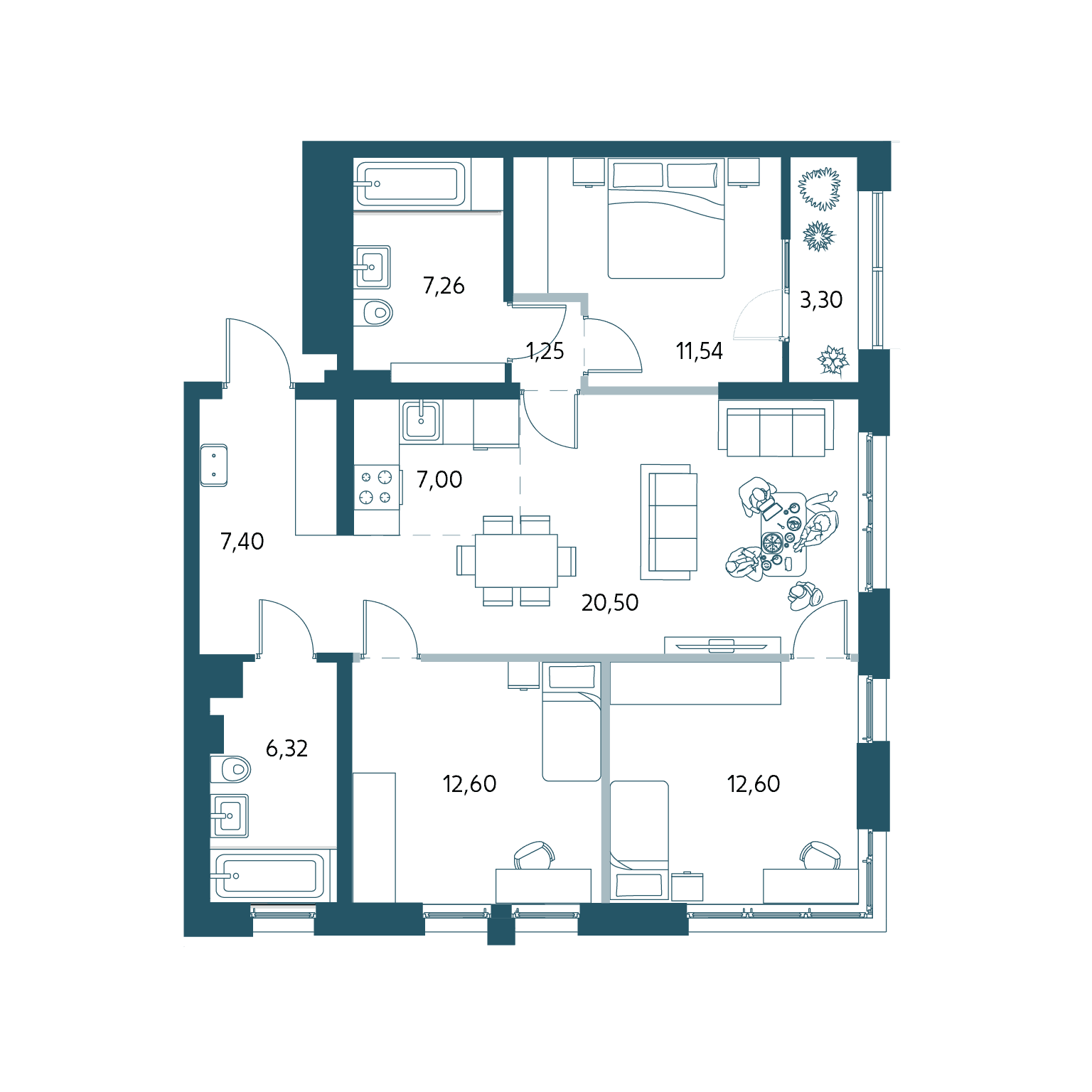 Планировка квартиры