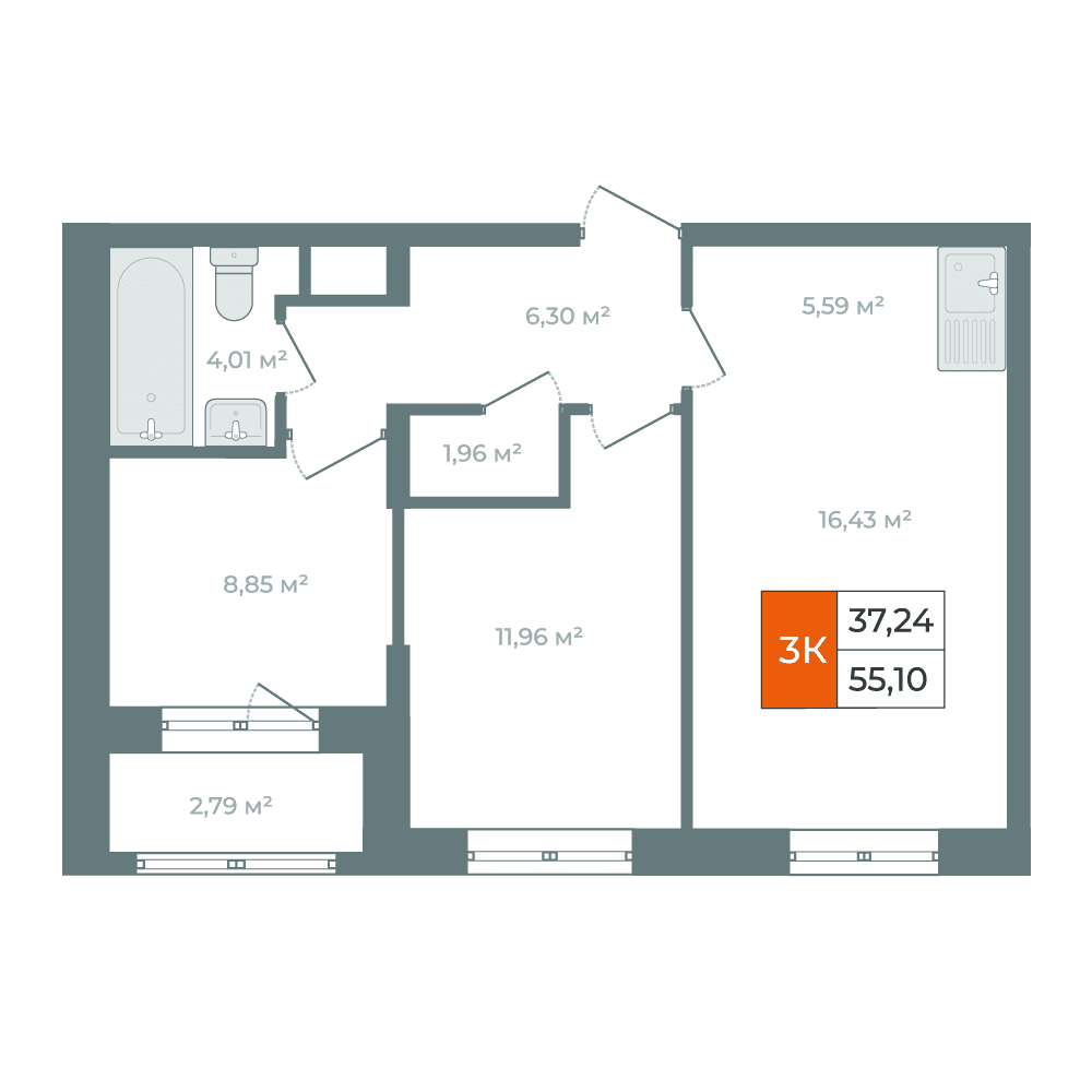 Планировка квартиры